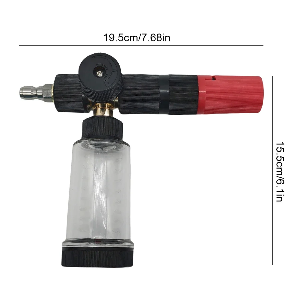 1 قطعة 100 مللي الأصلي السائل رغوة البخاخ 4500PSI غسالة الضغط 1/4 "موصل سريع رغوة مدفع تنظيف أداة لغسيل السيارات ​