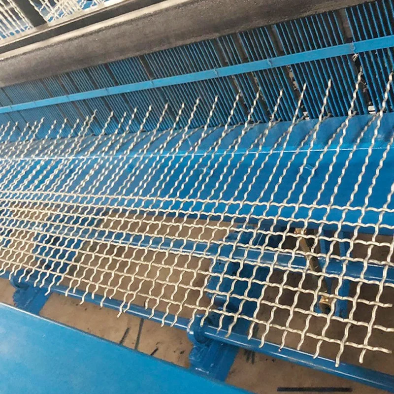 High Performance Wire Mesh Loom Machine Cirmped Wire Mesh Machine Wire Mesh Manufacturing Machine