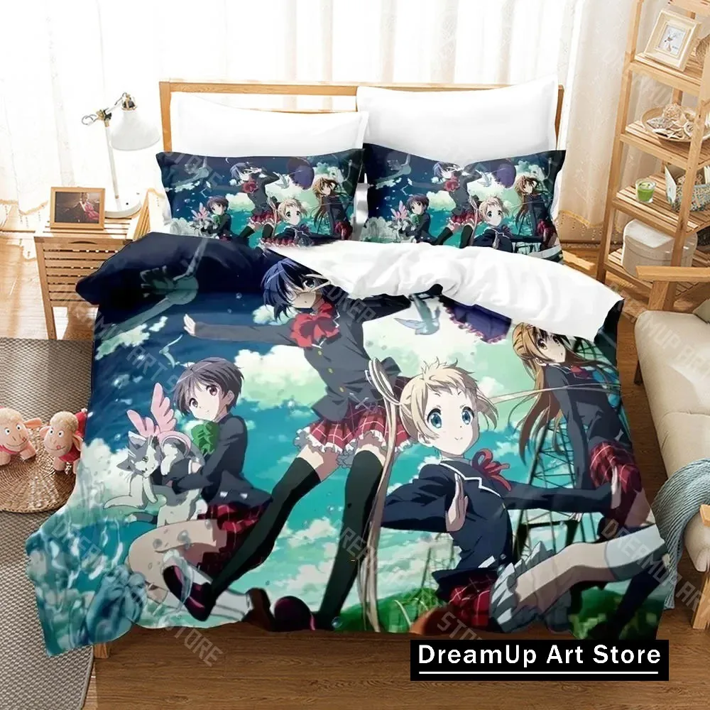

Anime Love, Chunibyo & Other Delusions Bedding Set Boys Girls Twin Queen King Duvet Cover Pillowcase Bed boys Adult