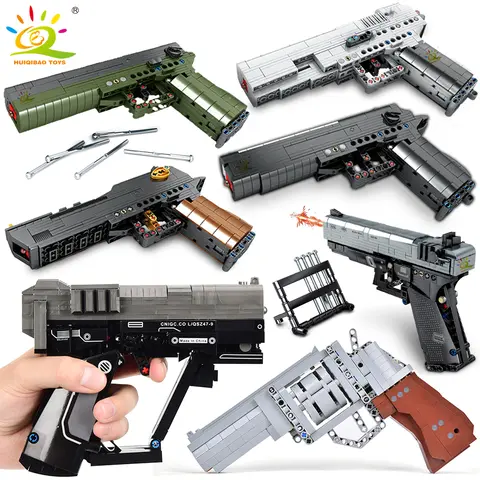 HUIQIBAO Desert Eagle Revolver Building Blocks Set HUIQIBAO TOYS
