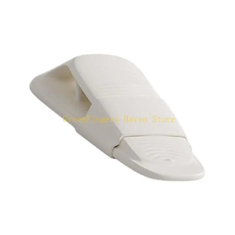 F68D Space Saving Door Stoppers Windproof Silicone Door for Sliding Glass Door Patioes Door balconies Entryways Security