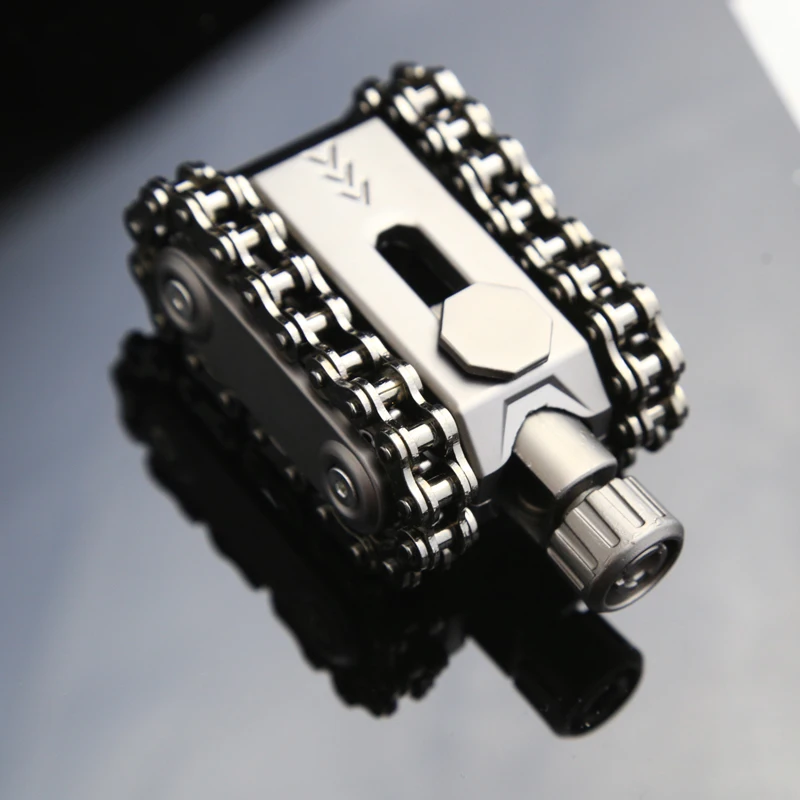 斬新なタンクローラーフィジェットトイ 磁気プッシュEDCフィジェットトイ 大人用メタルストレス解消トイ ADHD不安解消トイ デスクトイギフト