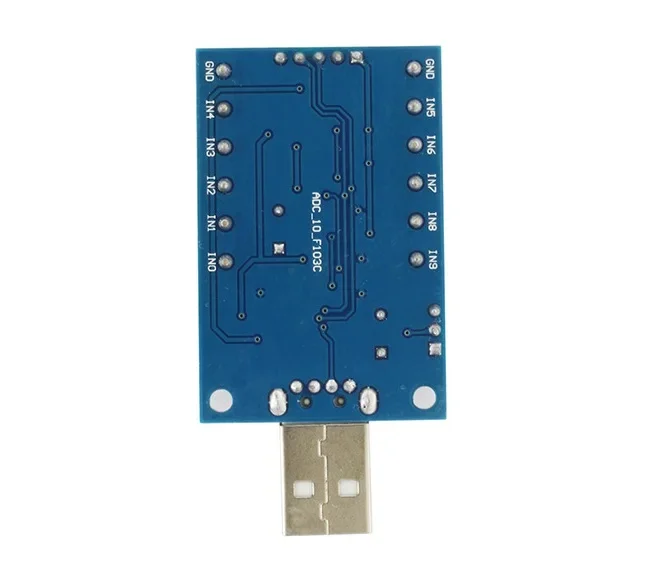 وحدة اتصال لأخذ عينات من الإعلانات ، STM32UART ، USB 10 قناة ، 12 بت ، 1 عاية