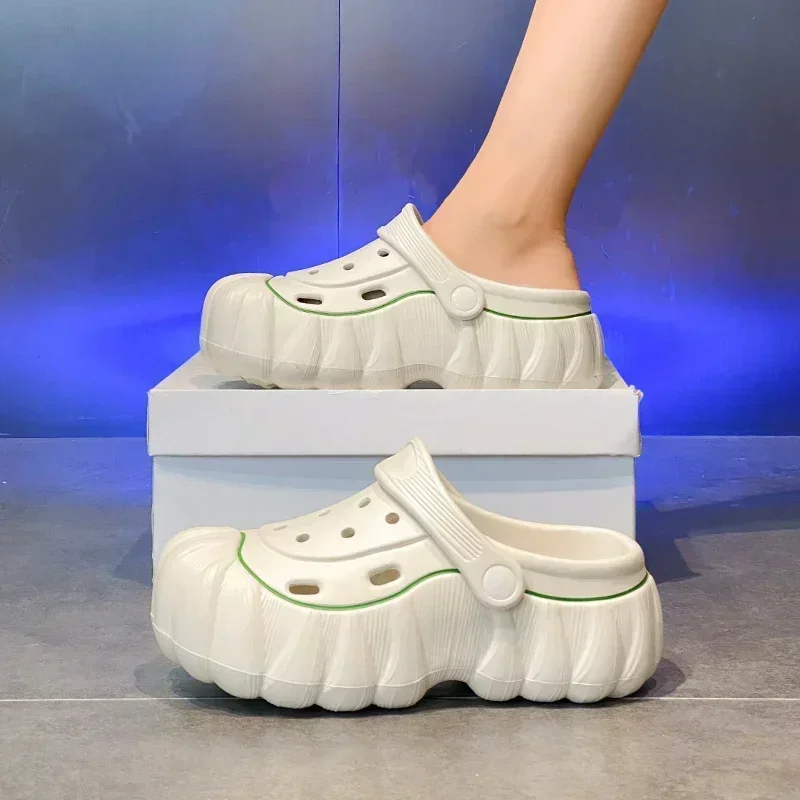 

Женская летняя верхняя одежда, новинка 2025, противоскользящие сандалии, пляжные сандалии на берегу моря