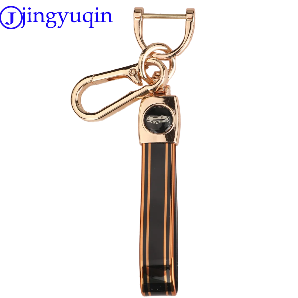 Jingyuqin Trendy DIY Platte Anhänger Schlüsselbund Für Männer Punk Einfache Woven TPU SCHLÜSSELRING Auto Schlüssel Kette Zubehör