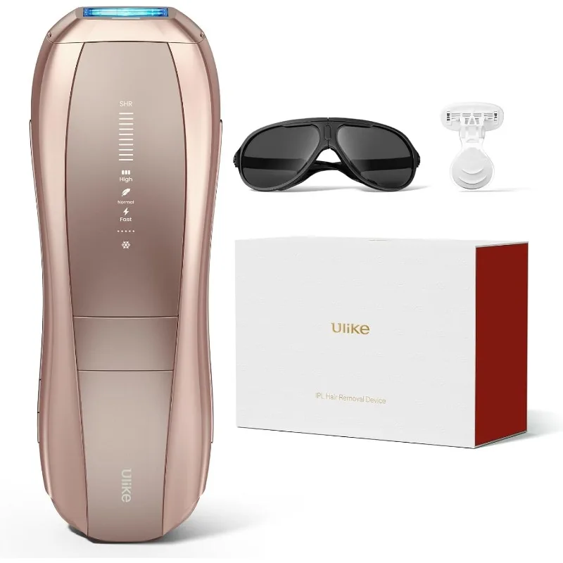 Ulike Laser Hair Removal, Air 10 IPL Hair Removal for Women and Men 65°F Ice-Cooling Contact Dual Lights Skin Sensor & SHR Mode*