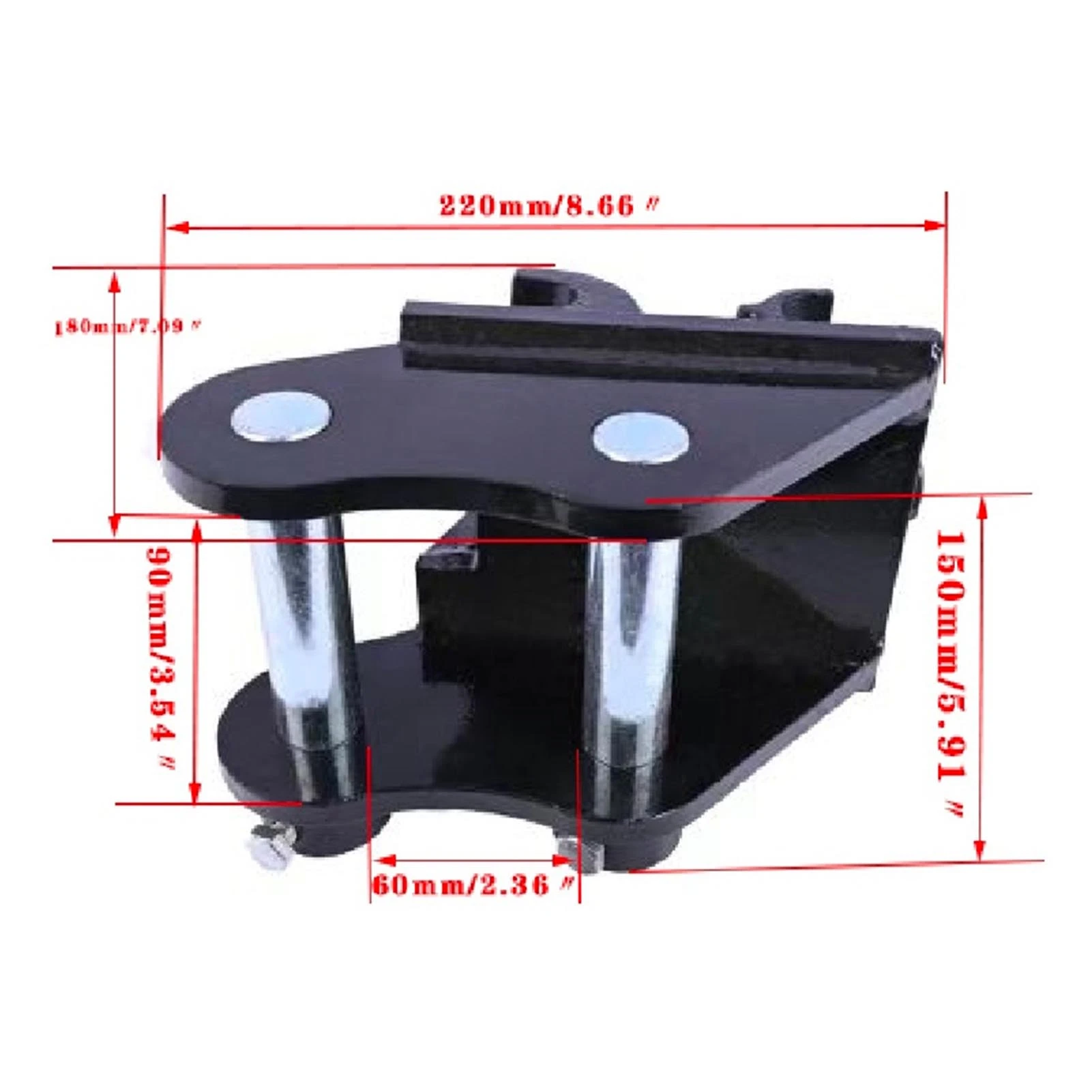 Mechanical  Hitch Improve Work Efficiency Easy To Connect Mini Excavator Quick Coupler for Under 3 Tons Excavators