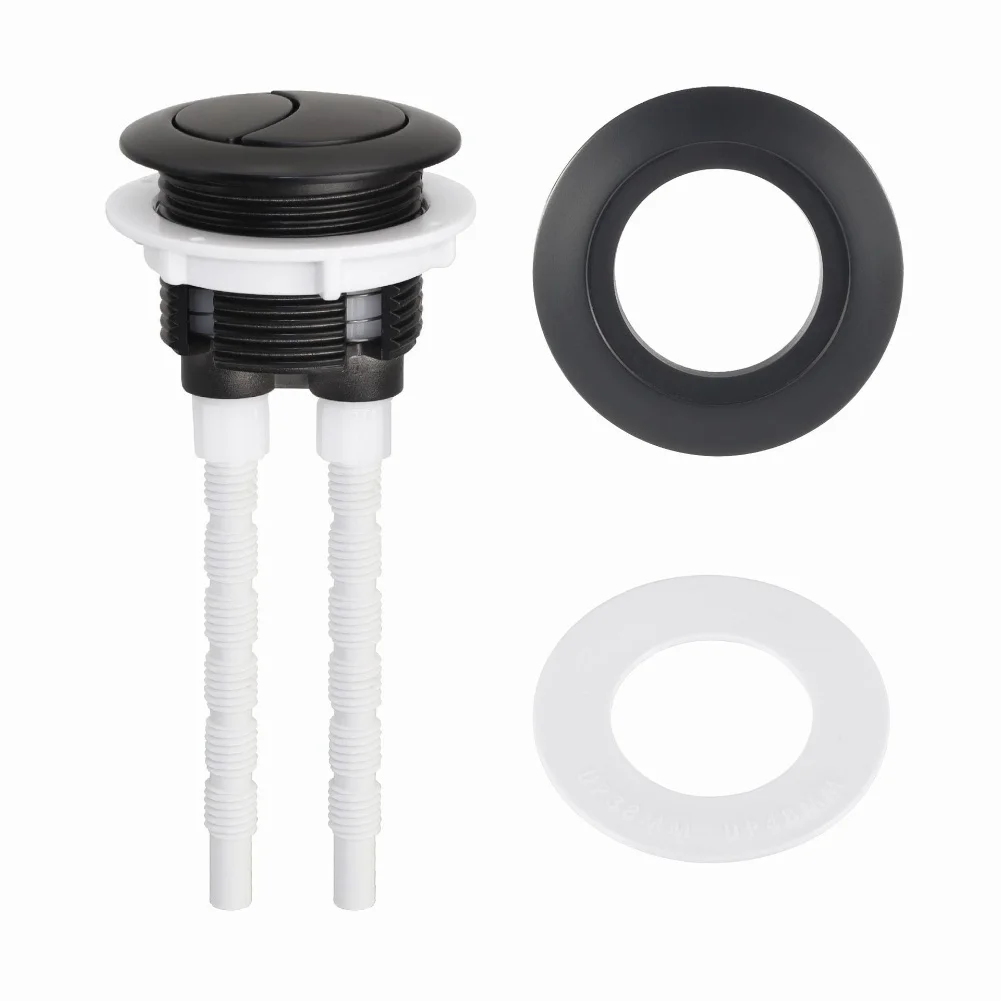 Dual Flush Toilet Cistern Push Button Assembly For 38mm 48mm 58mm Toilet Tank Button Gold/Silver/Black Toilet Flush Button