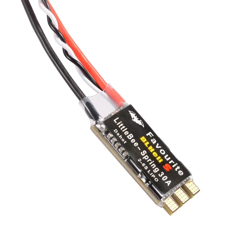 FVT LITTLEBEE Little bee BLHeli-s SPRING 20A / 30A Brushless ESC 2-6S Supports Mulitshot DSHOT Oneshot42 OneShot125 Multicopter