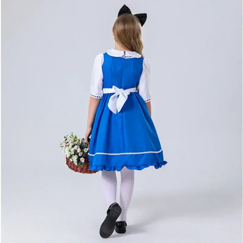 Children's Anime Maid Dress Girl English Civilian Play Costume