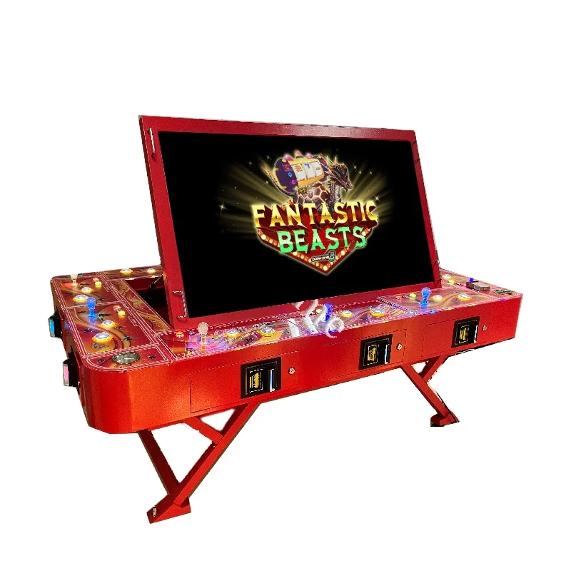 55 بوصة قابلة للطي 8 لاعبين/10 لاعبين Ocean King 3 Fantastic Beasts Shooting Fish Game Machine