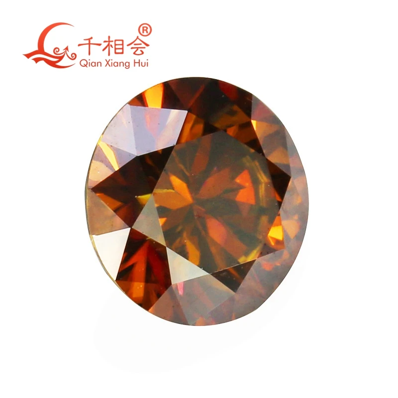 cheapest 5mm to 10mm dark garnet red color  Round Brilliant cut  moissanite  loose gem stone