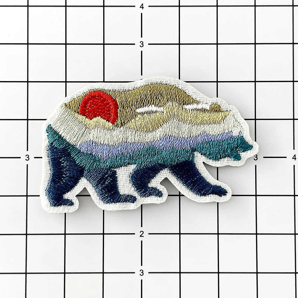 

Bear Cloth Iron on Patch Mend Decorate Patch Clothes Apparel Sewing Decoration Applique Cover Repair Hole Patches