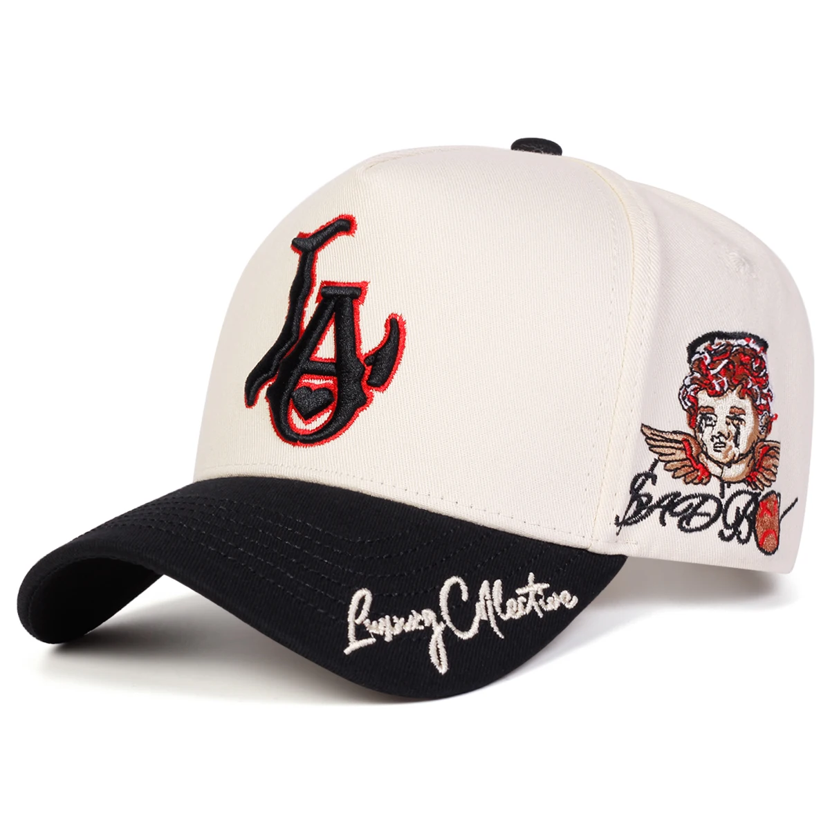 للجنسين LA الحب التطريز قبعات البيسبول ربيع الخريف في الهواء الطلق قابل للتعديل قبعات عادية واقية من الشمس قبعة قبعة رياضية