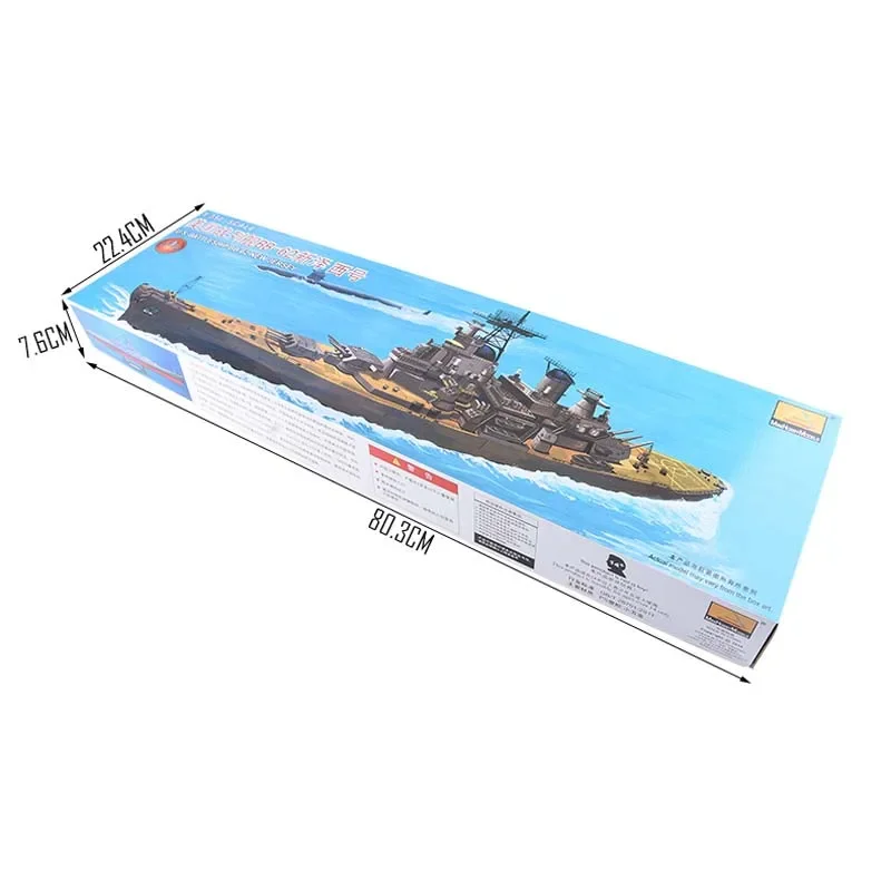 1/350 Warship Model Kit U.S. Navy BB-62 New Jersey Battleship Model Handmade Ship Model Assembly Kit Aircraft Carrier ModelKit