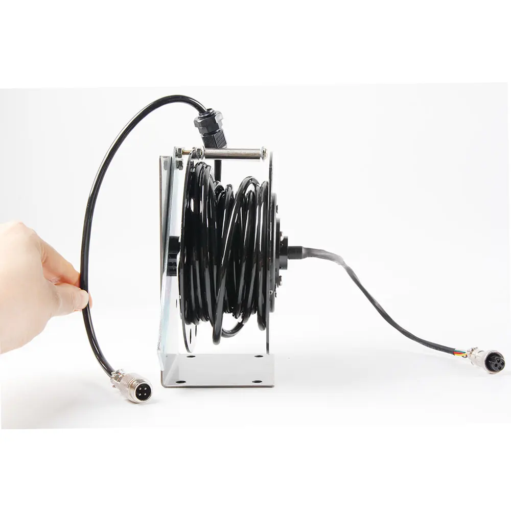 12-24V 5M Forklift Wire Cable Reel Connect 7 Tft/LCD Monitor Front Rear Side Backup Camera AA