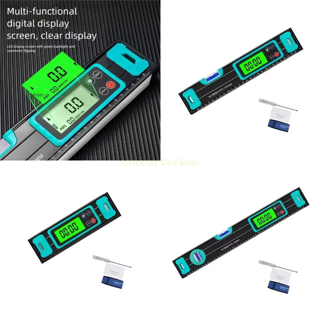 A2BE 20/30/40/50cm Electronic Inclinometer with Data Hold Function Base