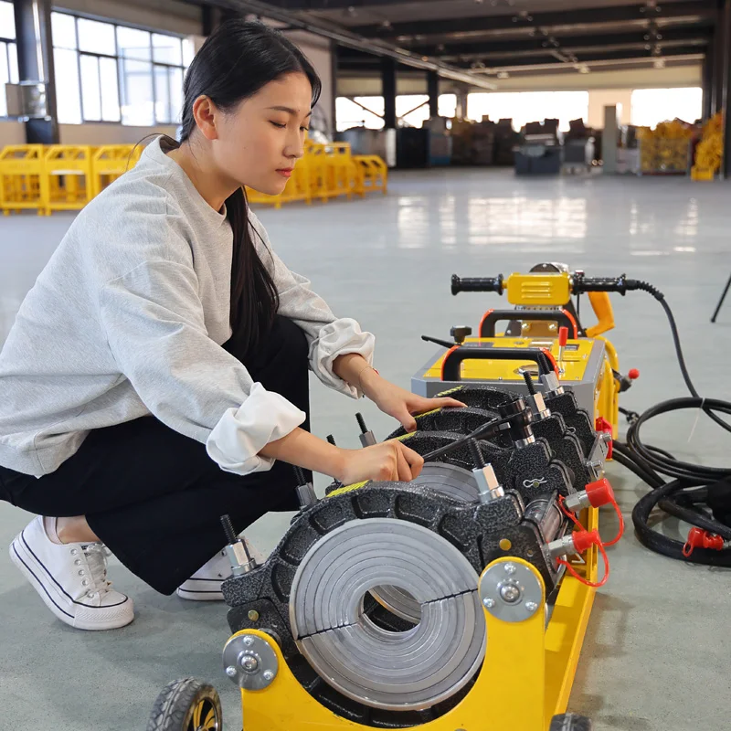 

Hot saleHDPE Pipe Welding Machine Butt Fusion Welder Thermofusion Machine for PE Tubes with Good Price WP250A WELPING