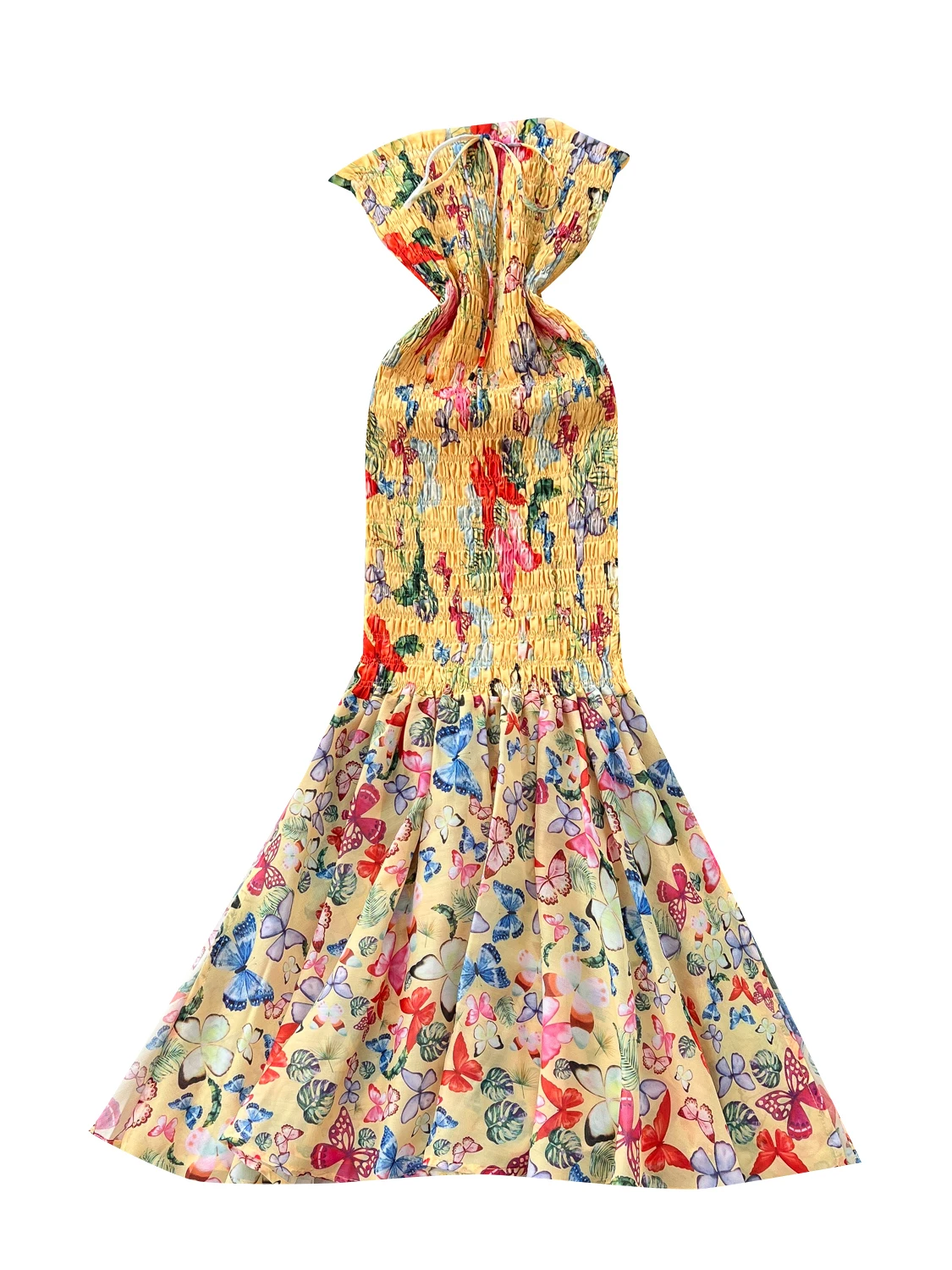 Summer Vaion Sle Women's Floral Print Slim Fit Svel Bustier High Waist Fi Tail Dr Beach Skirt Korean Version