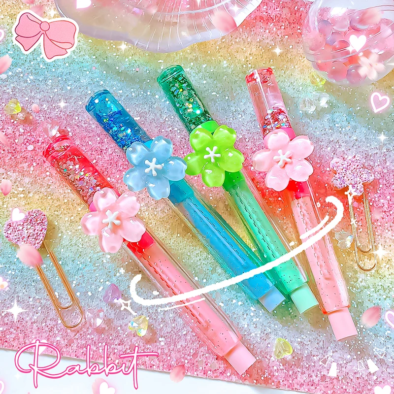 Kawaii Aesthetic stationery items School teacher gift Office Supplies back to school flowers Rubber cute Erasers for Kids