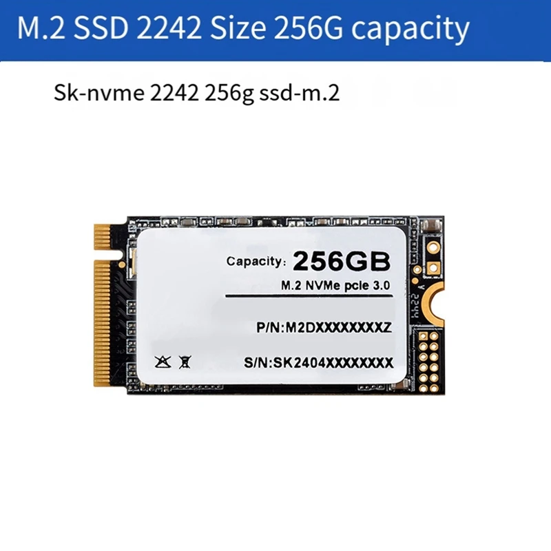 SK M2 NVME 2242 High-Speed Solid State Drive High-Quality 3D Flash Memory High-Speed Reading/Writing