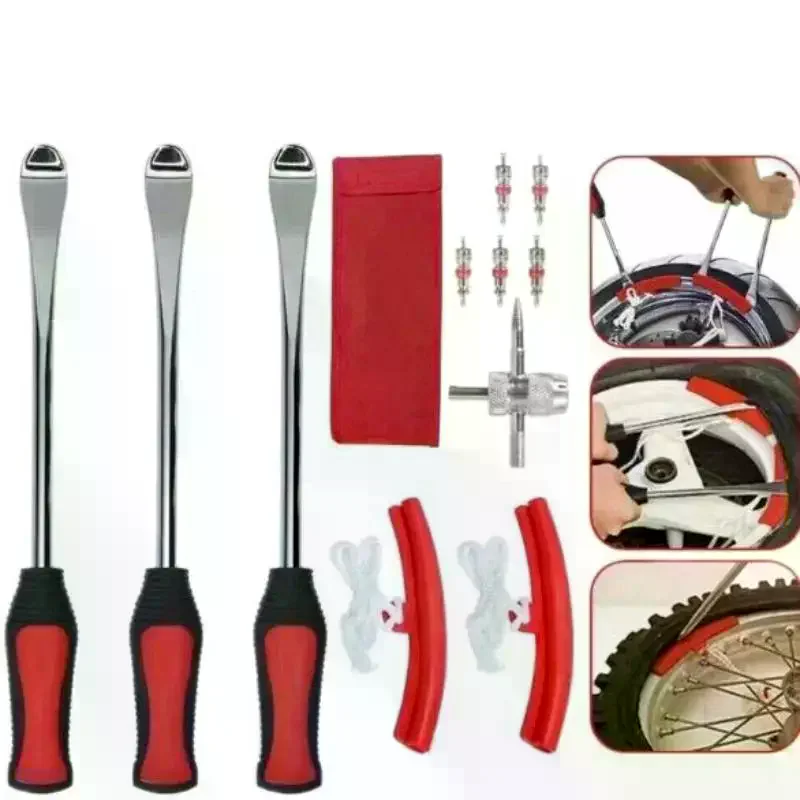 Rim Protector Tire Changing Lever Tools Auto Spoon Tire Kit Motorcycle Bicycle Tire Changing Levers