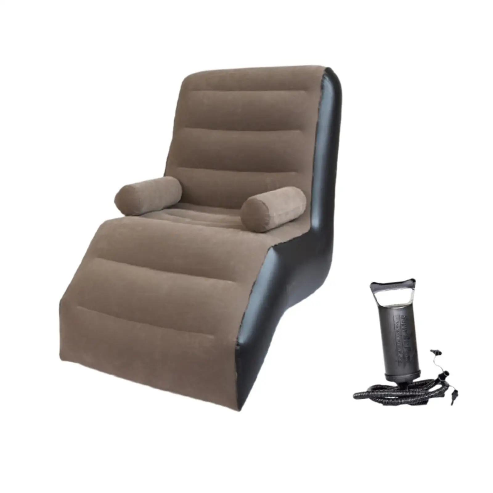 Inflatable Sofa Chair Lazy Sofa Ergonomic Lightweight Leisure Chair Flocking Sofa Lounge Sofa for Indoor Gaming Home Bedroom