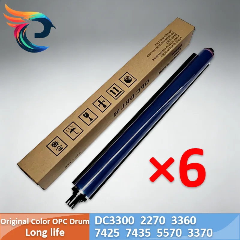 

6PCS Long life Original Color OPC Drum For Xerox DC3300 2270 3360 7425 7435 5570 3370 Drum cylinder Phaser 7800 Phaser 7500