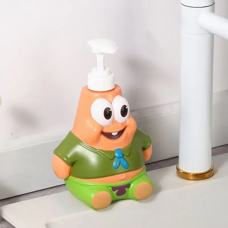 450 مللي سبونجبوب باتريك ستار الاستغناء زجاجات شخصية غسول صابون شامبو زجاجات الصحافة فندق السفر زجاجة محمولة هدايا #5