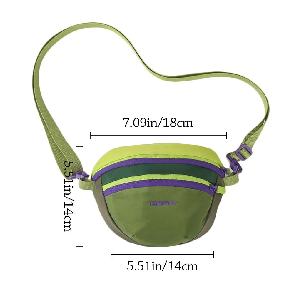Portable Dopamine Chest Bag Large Capacity Waterproof Waist Bags Sport Nylon Shoulder Bag Outdoor