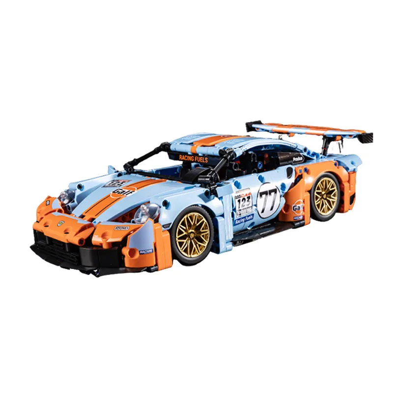 

1:14 scale RSR classic Super Racing building blocks City Supercar brick car set technical toys for children children's gifts