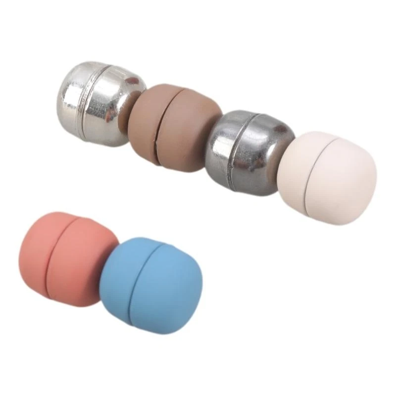 6 أزواج السحابات الحجاب مغناطيسي حجاب وشاح الأزرار المغناطيسية الحجاب مغناطيس طوق