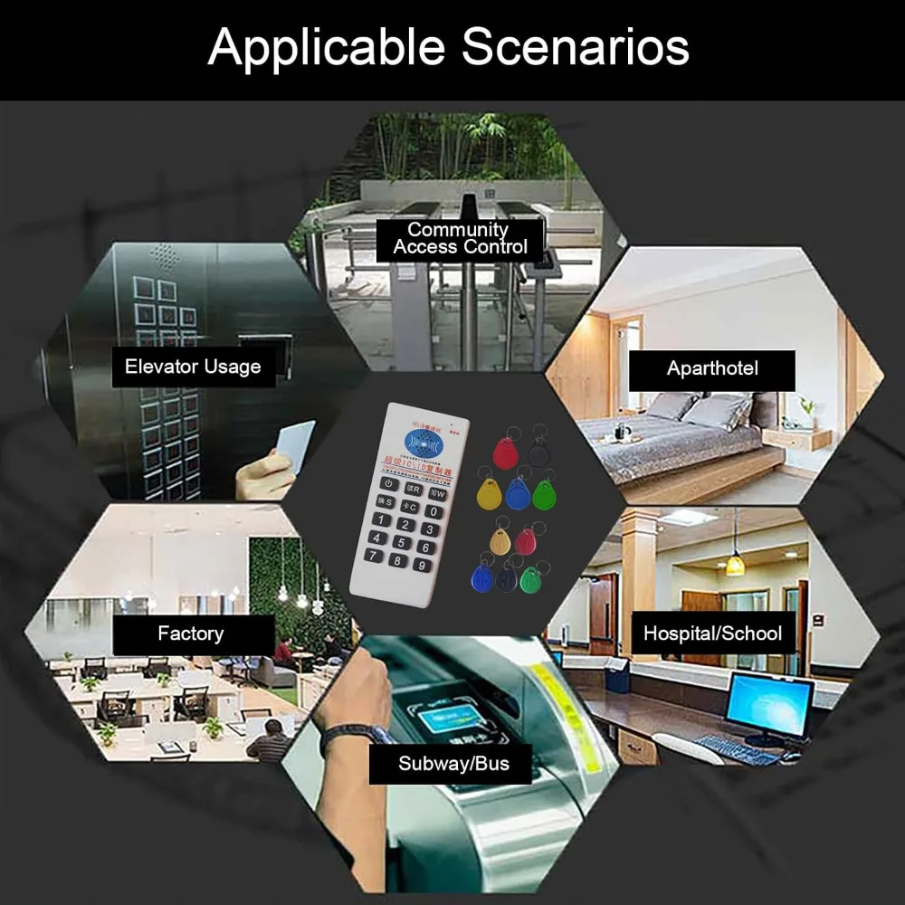13.56MHZ Copier Duplicator Cloner RFID NFC IC Card Reader Handheld Frequency 125Khz Writer Access Control System Encrypted CUID view 5