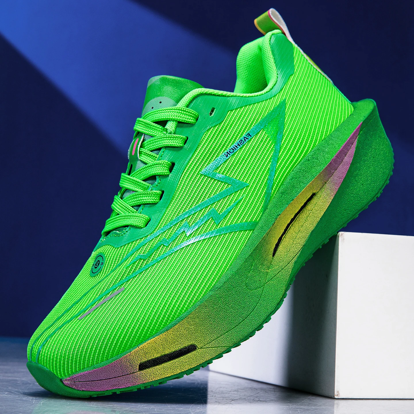 Marathon-Laufschuhe für Herren, Carbon-Platte, Spezial-Sportschuhe, atmungsaktiv, leicht, bequeme Damen-Sportschuhe, Chunta-Sneaker. – Detail 37