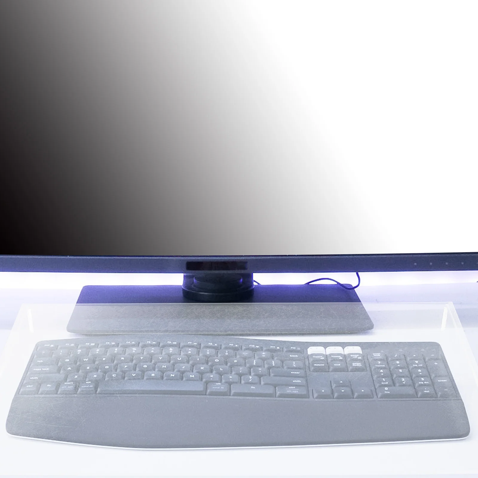 

SHINEOFI Clear Acrylic Keyboard Dust Cover for Laptop and Gamer Keyboards Transparent Protector Case