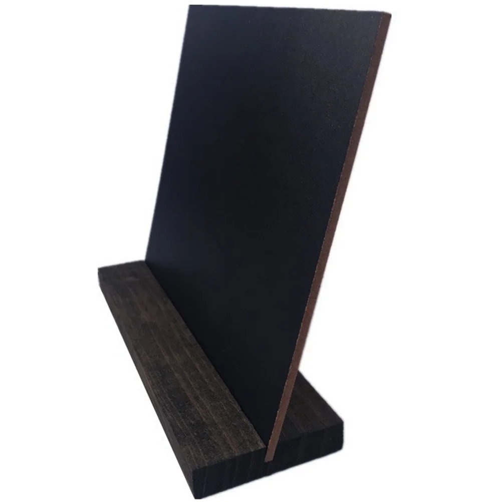 Mini pizarra de madera Vintage DIY, tablero de notas negro, decoración de habitación, tablero de mensajes para el hogar y la escuela, 1 Uds.