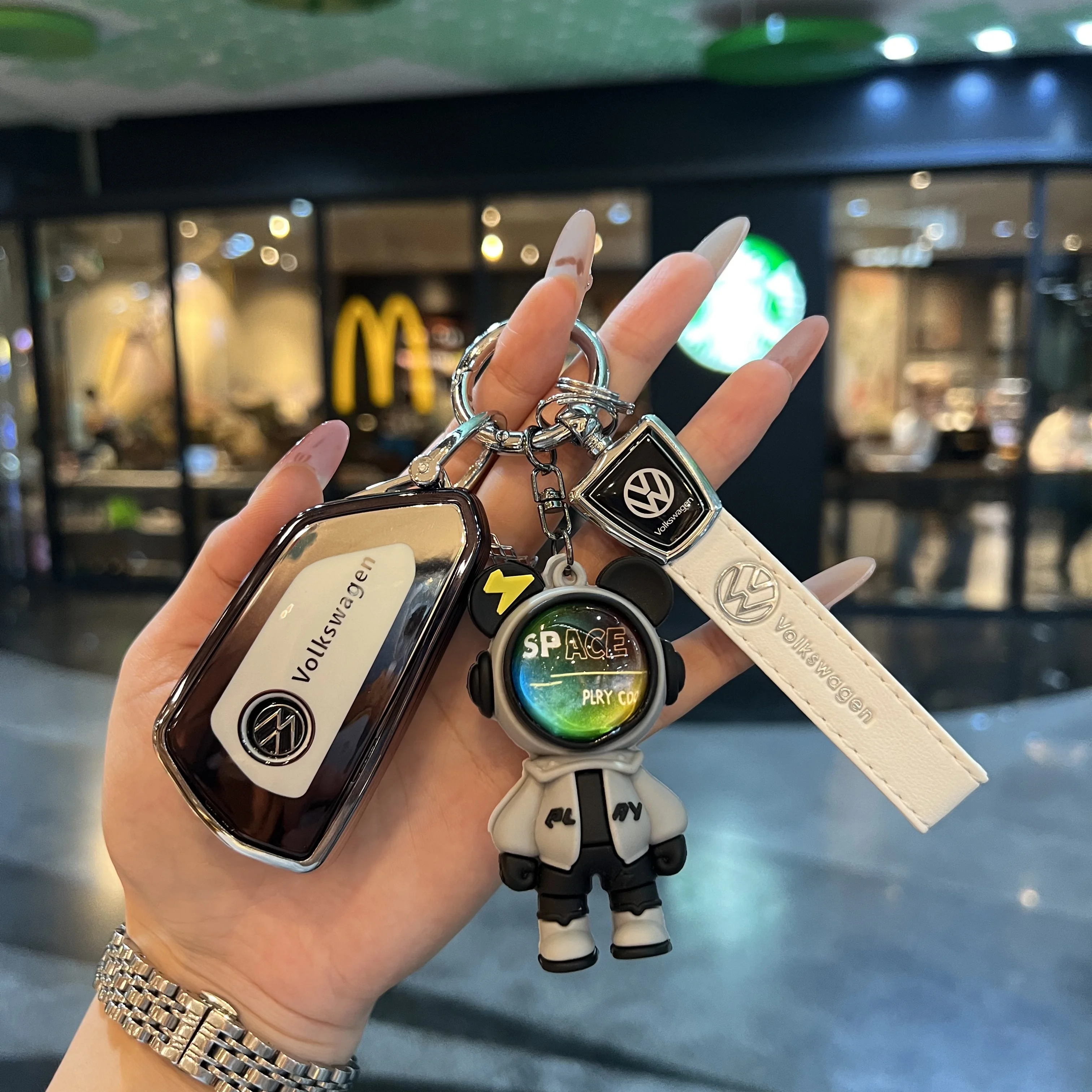 غطاء مفتاح السيارة لشركة فولكس فاجن فولكس فاجن جولف 8 MK8 ID.3 ID.4 كوبرا سكودا اوكتافيا A8 سيات ليون MK4 2020 2021 فورمينتور تاراكو #1