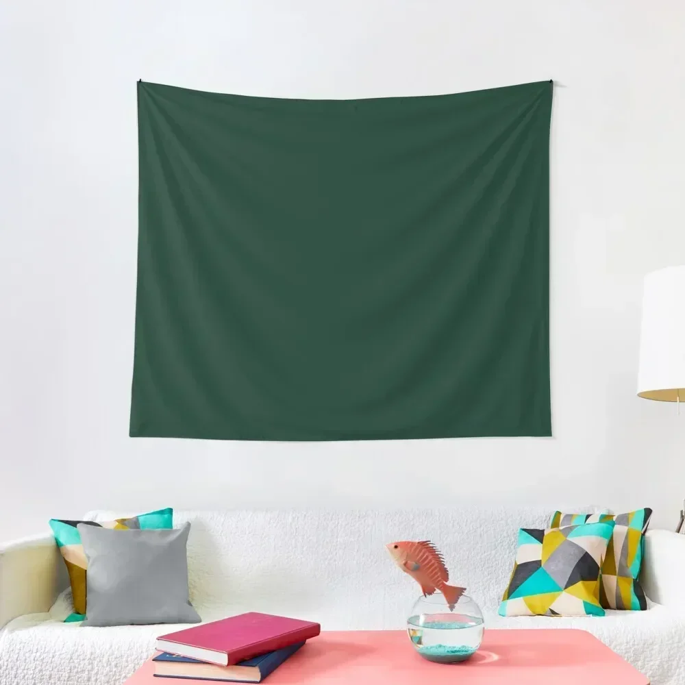 

solid dark green Tapestry Room Decoration Aesthetic Decorations For Your Bedroom Wall Hanging Wall Cute Decor Tapestry