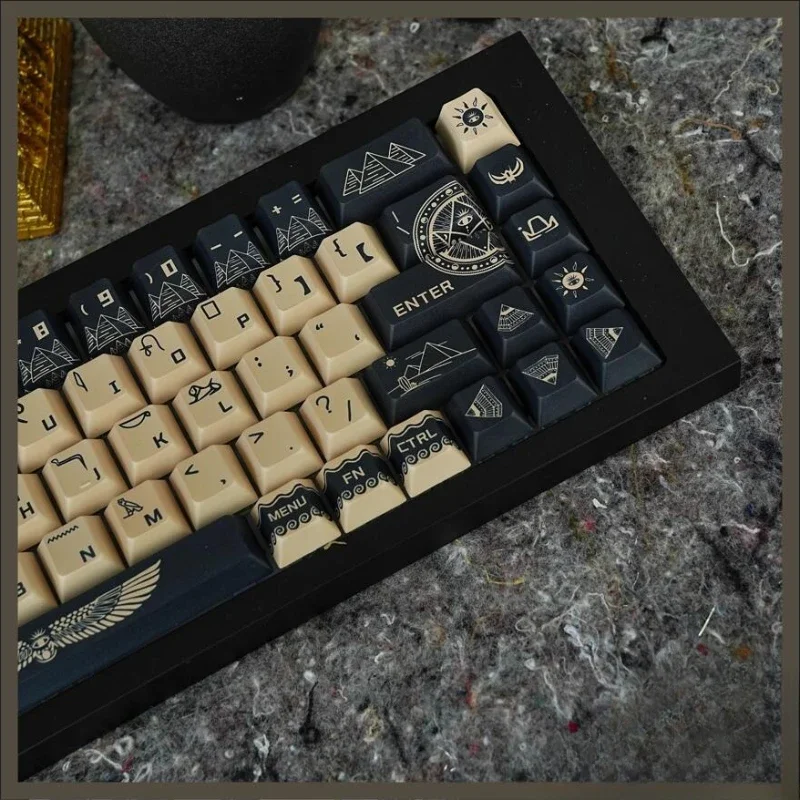 Ägypten Dharma-Raja Thema Keycap Set Original Fabrik höhe Big Set Thermo Sublimation prozess Pbt Material Keycap Zubehör