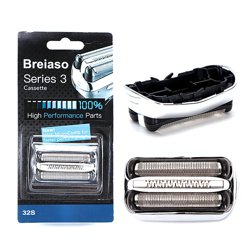 

Сменные лезвия Breiaso для электробритв серии 3, совместимые с моделями 32S, 21B, 32B, 3010, 3020, 3040, 54