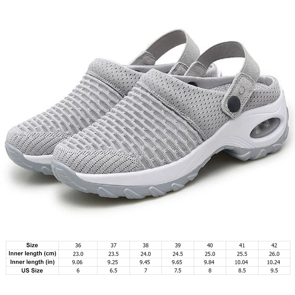 Mesh Orthopedic Clogs Arch Support Walking Shoes Breathable Casual Summer Beach Sandals for Women