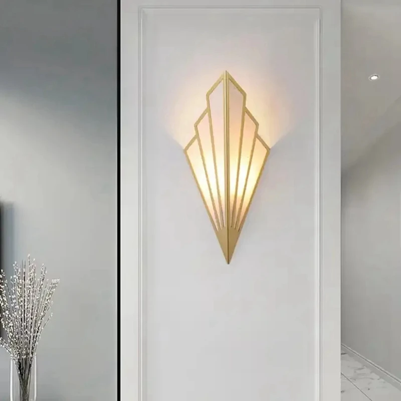 Wall Lamp Led Iron Wall Lamps for Living Room Bedroom Home Decor Bedside Wall Light Bathroom Fixtures Mirror Light-A56M