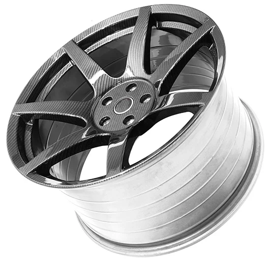 22 Inch 2-Piece Lightweight Carbon Fiber Forged Wheel Rim, 5x127 PCD Alloy Hub For Sports Car Modification