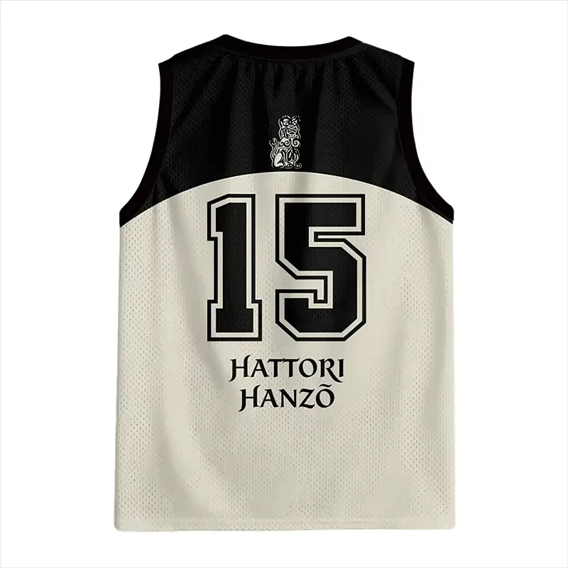 2026 Summer Fashion New Japanese Ancient Samurai Hanzo 3D Printed Tank Top Y2K Home Outdoor Sports Parent Child Tank Top Kids