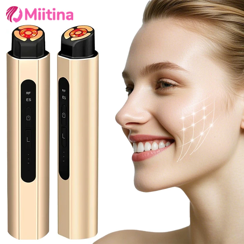 Dispositivo de belleza Facial de alta frecuencia EMS, masajeador vibratorio, terapia profesional, máquina de estiramiento de la piel antiarrugas
