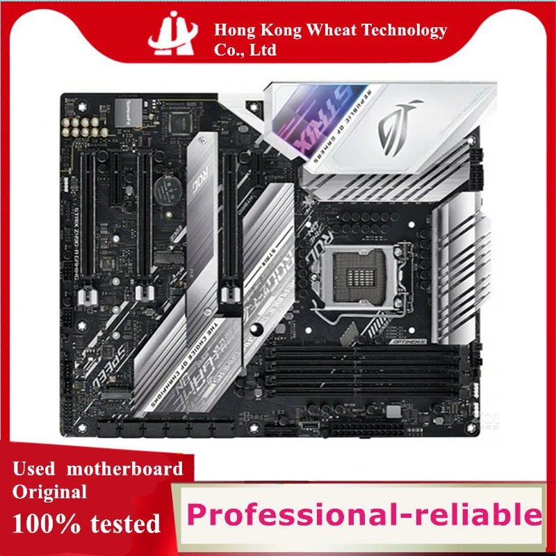 For Intel Z490 ROG STRIX Z490-A GAMING Z490A motherboard Used original LGA 1200 DDR4 128GB M.2 NVME SATA3 Desktop Mainboard