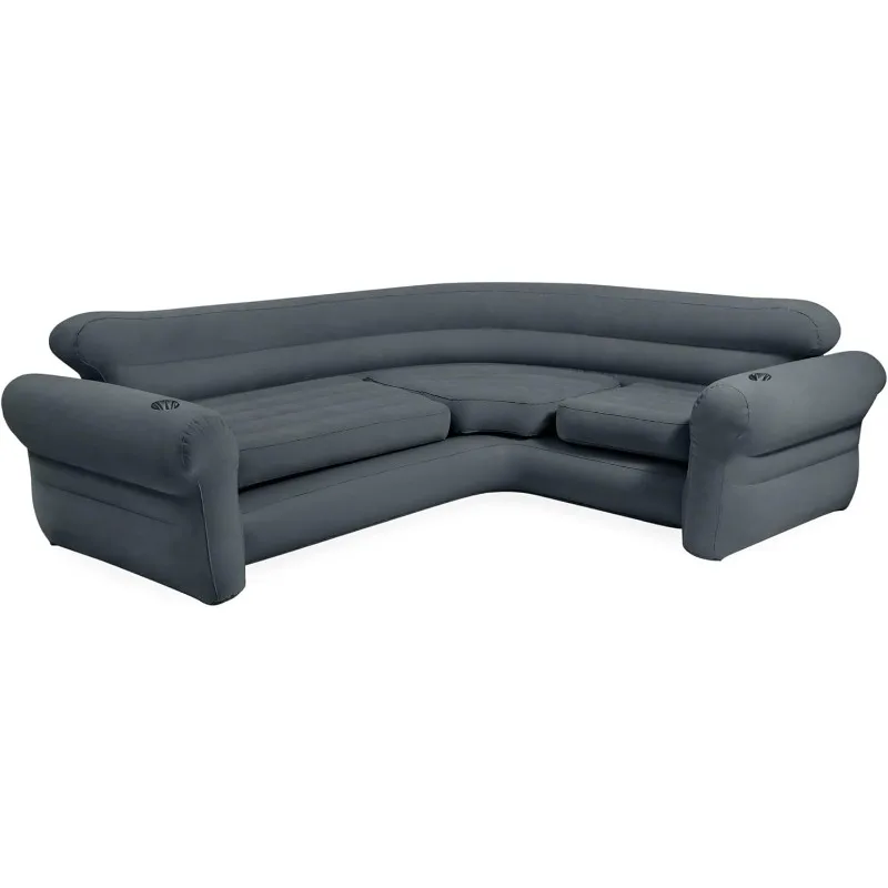 Canapé d'angle gonflable Intex, canapé en forme de L, meubles d'air gonflable