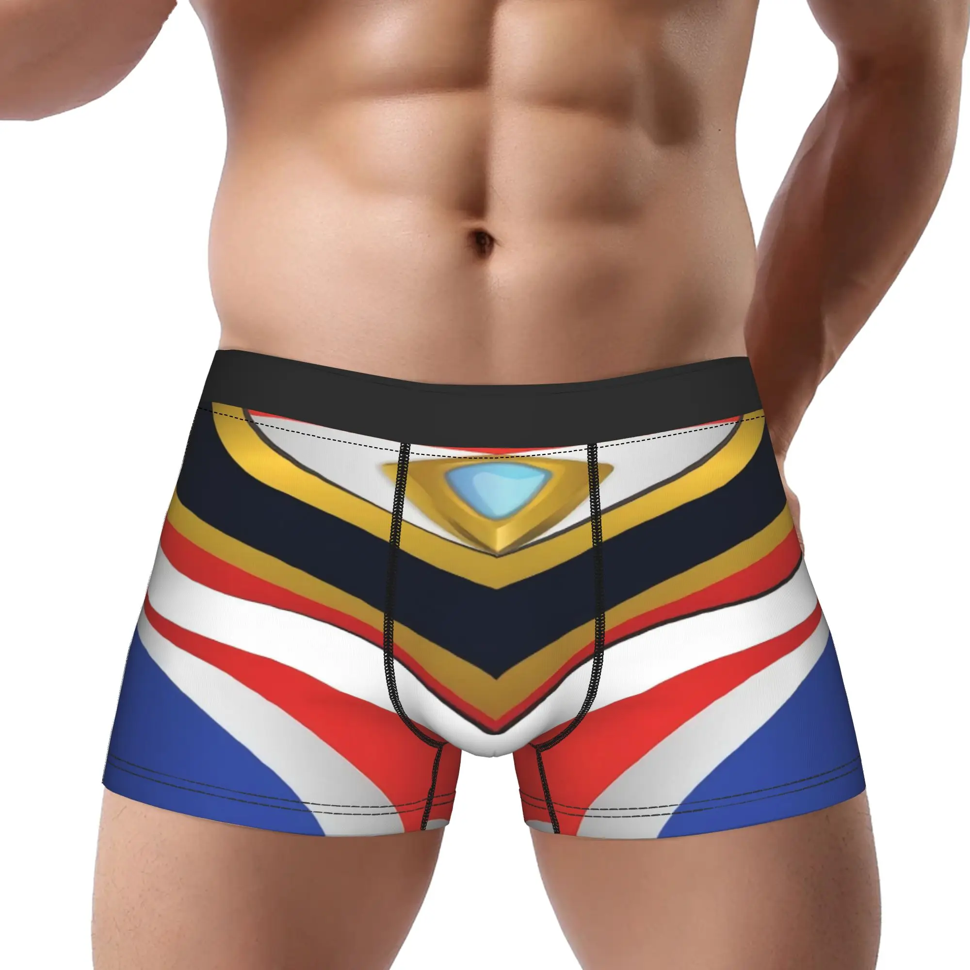 Ultraman 1 BANDAI Underpants Homme Panties Man Underwear Ventilate Shorts Boxer Briefs