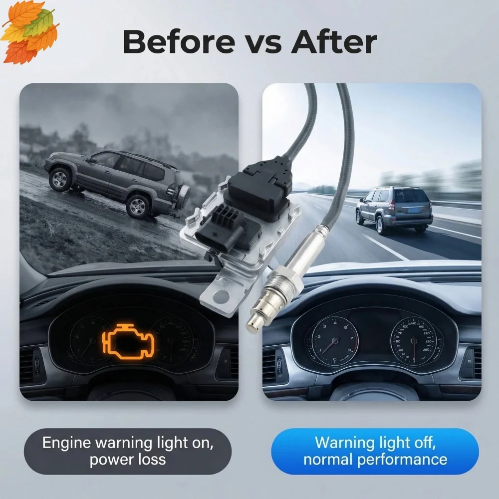 

The brand-new nitrogen oxide sensor 04L907807EH SNS0746F for VW Passat B8 Skoda Superb 2015-2024 Arteon 2017-2024 Euro VI