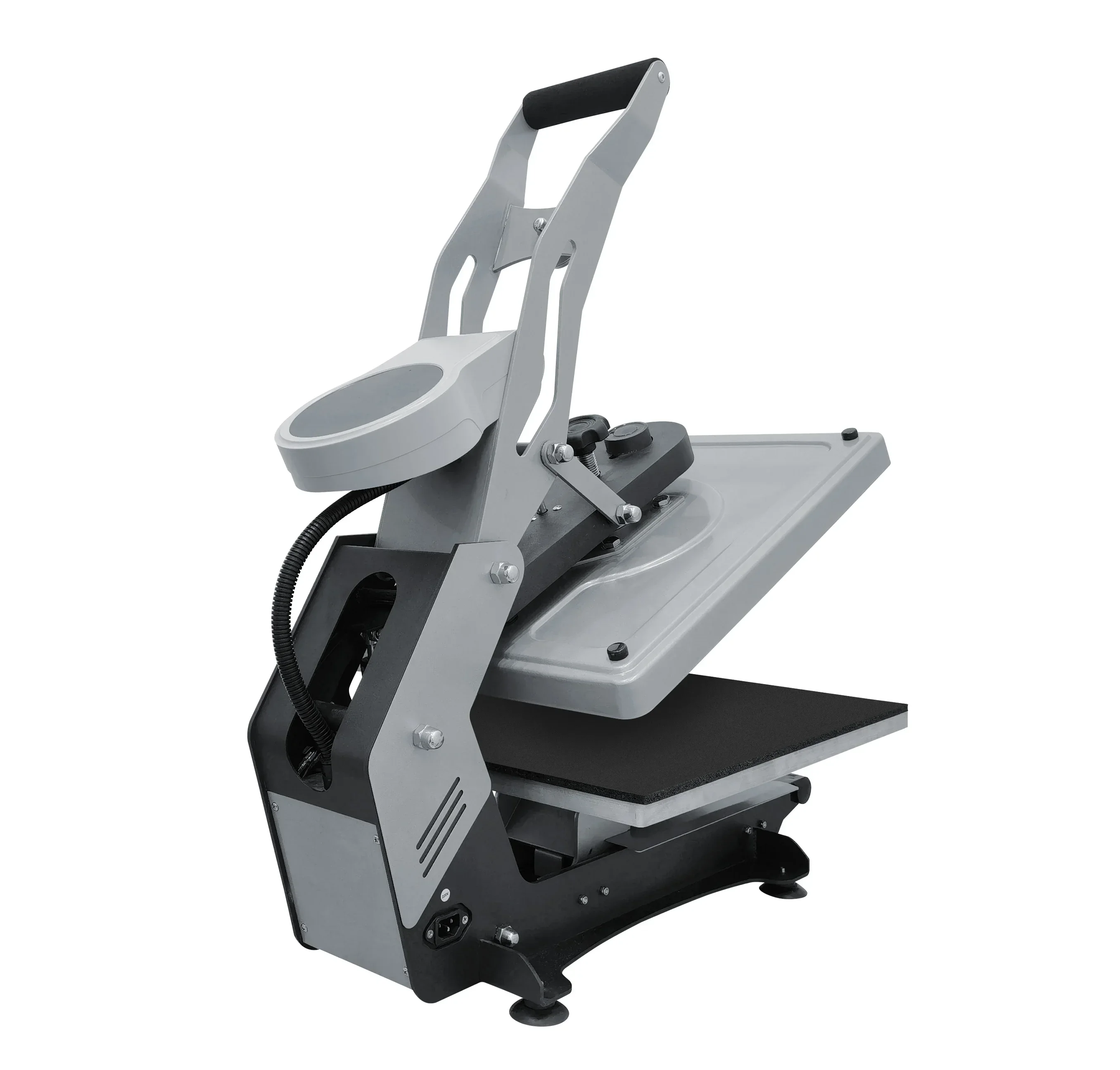 Upgraded 40x50cm Semi-Automatic Flat T-Shirt Heat Transfer Machine with DTF Film and Infrared Auxiliary Positioning